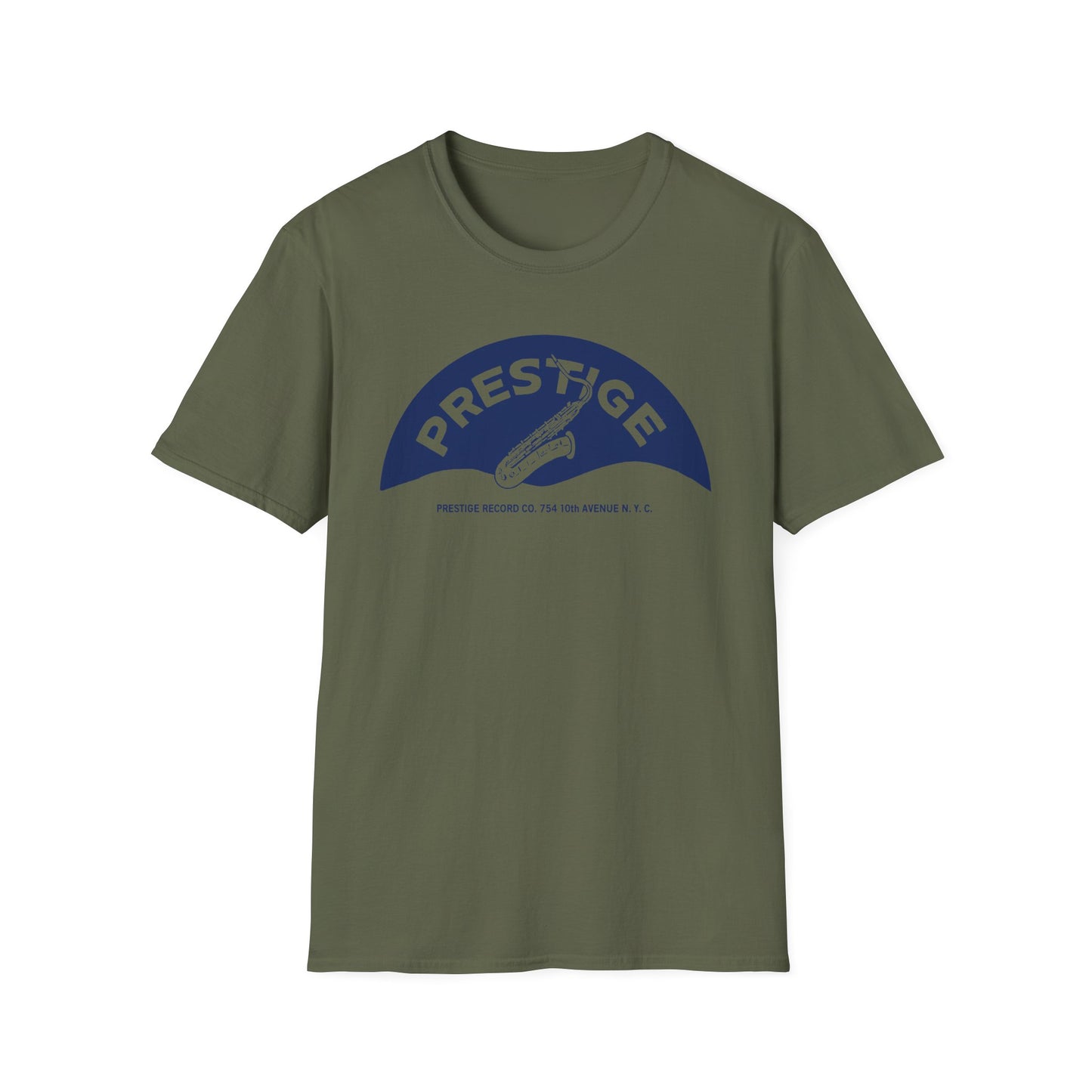 Prestige Records T Shirt – Lichtgewicht Saxophone Design