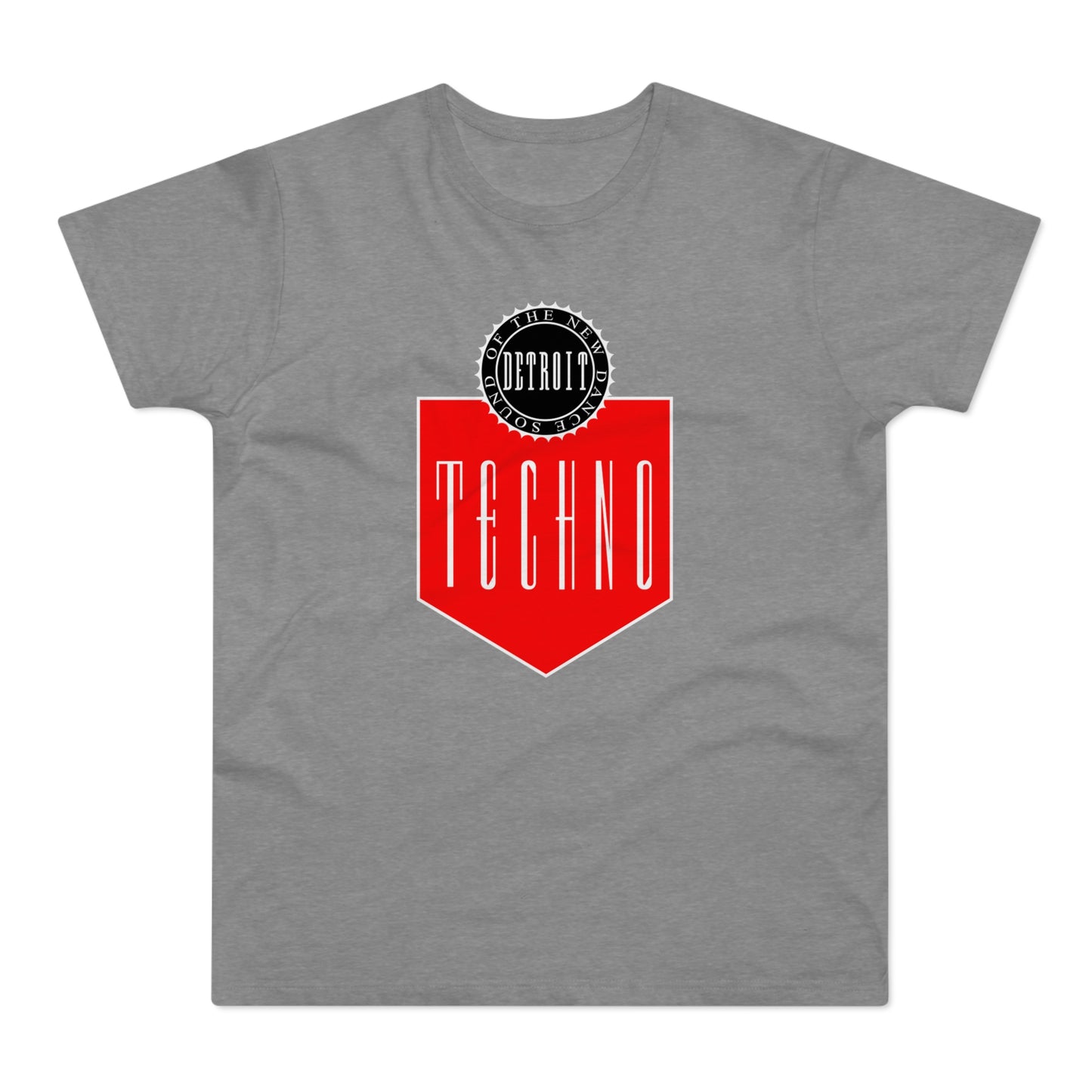 Detroit Sound Of Techno T Shirt (Standaard Gewicht)