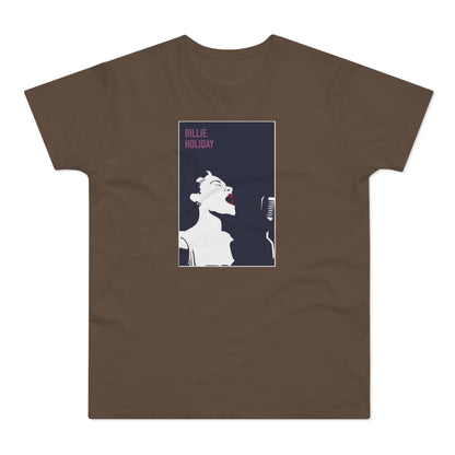 Billie Holiday T Shirt (Standaard Gewicht)