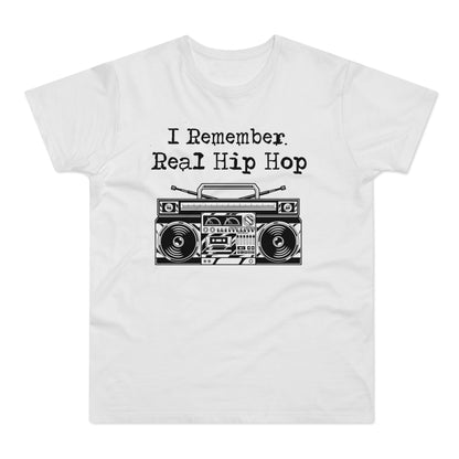 I Remember Real Hip Hop T Shirt (Standaard Gewicht)