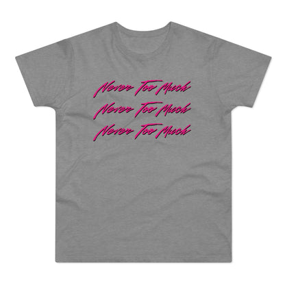 Never Too Much Luther Vandross T Shirt (Standaard Gewicht)