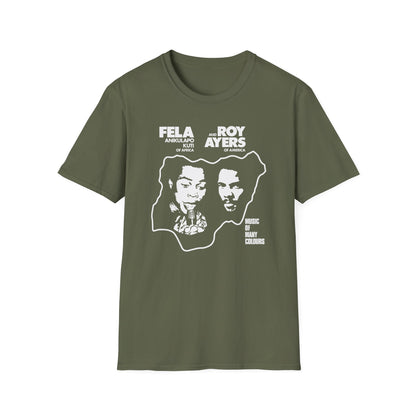 Fela Kuti Roy Ayers T Shirt – Lichtgewicht