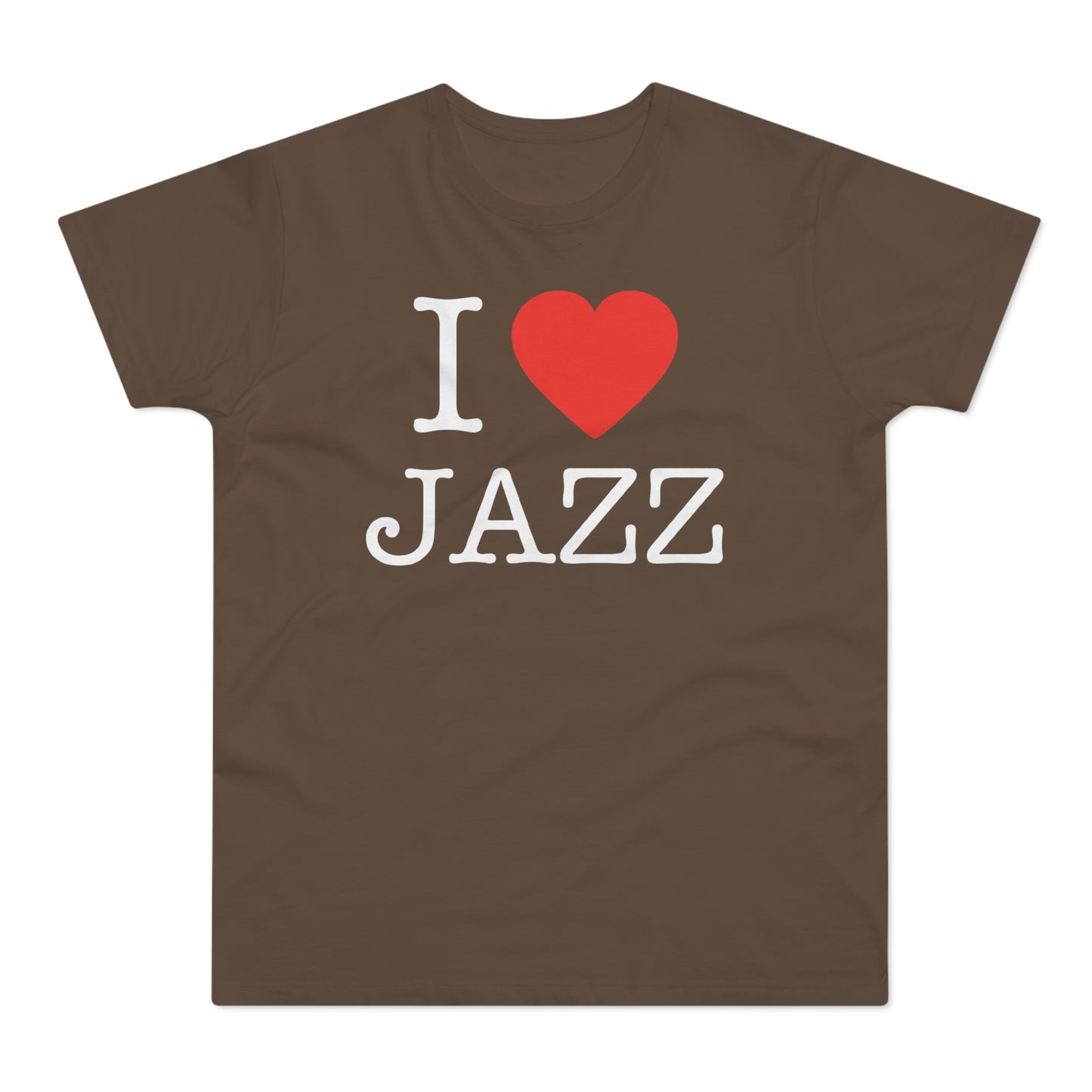 I Love Jazz T Shirt (Standaard Gewicht)