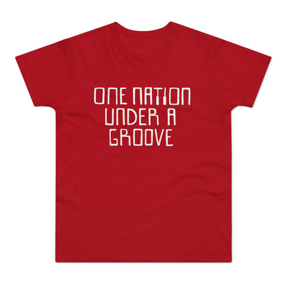 One Nation Under A Groove T Shirt (Standaard Gewicht)
