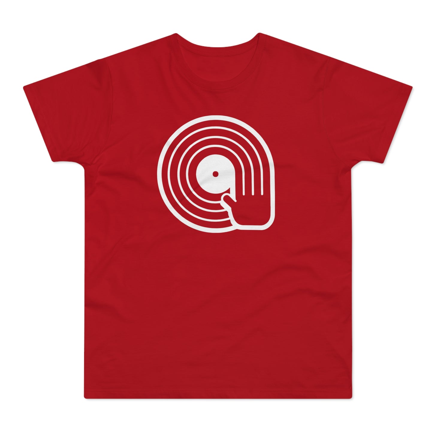 Vinyl Scratching T Shirt (Standaard Gewicht)