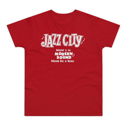 Jazz City T Shirt (Standaard Gewicht) LA Jazz Club
