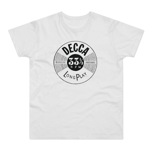 Decca Records Long Play T Shirt (Standaard Gewicht)