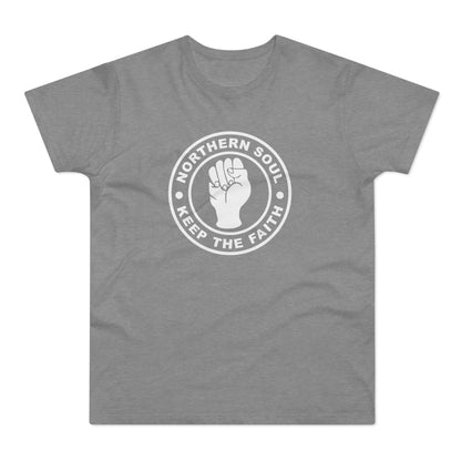 Northern Soul Keep The Faith T Shirt (Standaard Gewicht)