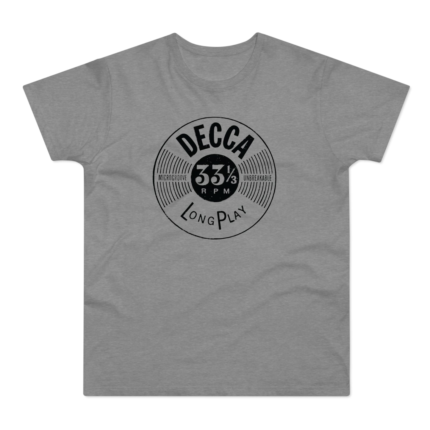 Decca Records Long Play T Shirt (Standaard Gewicht)