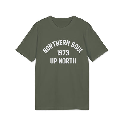 Northern Soul Up North 1973 T Shirt (Premium Biologisch)
