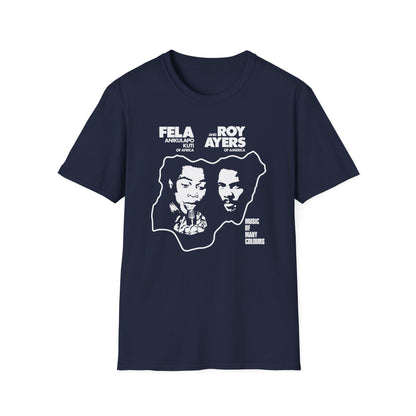 Fela Kuti Roy Ayers T Shirt – Lichtgewicht