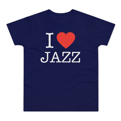 I Love Jazz T Shirt (Standaard Gewicht)