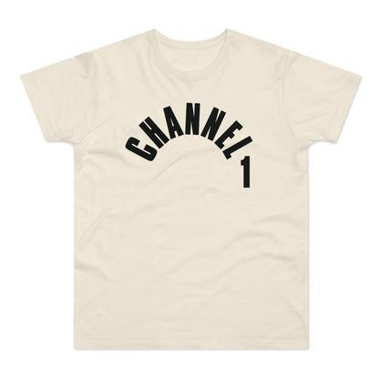 Channel 1 Records T Shirt (Standaard Gewicht)