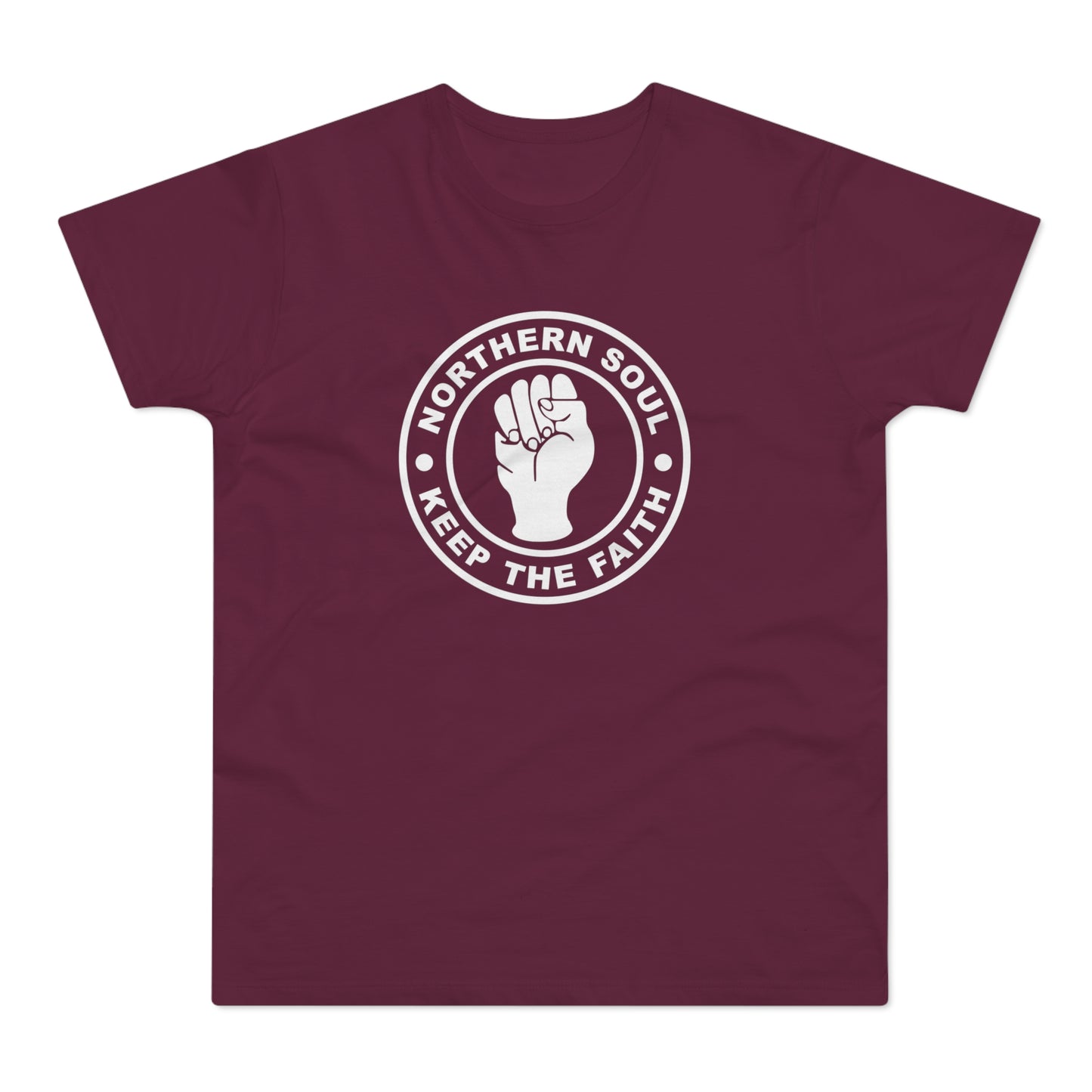 Northern Soul Keep The Faith T Shirt (Standaard Gewicht)