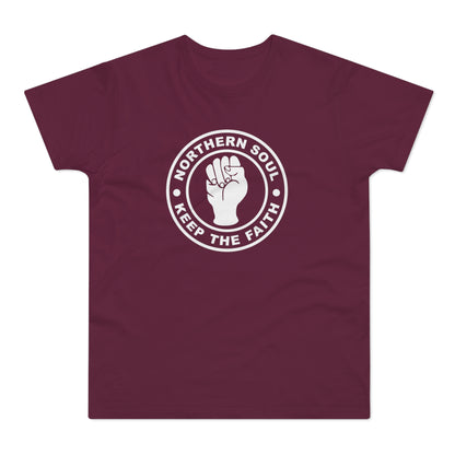 Northern Soul Keep The Faith T Shirt (Standaard Gewicht)