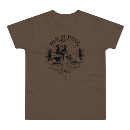 Old School DJ T Shirt (Standaard Gewicht)