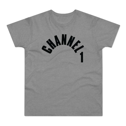 Channel 1 Records T Shirt (Standaard Gewicht)