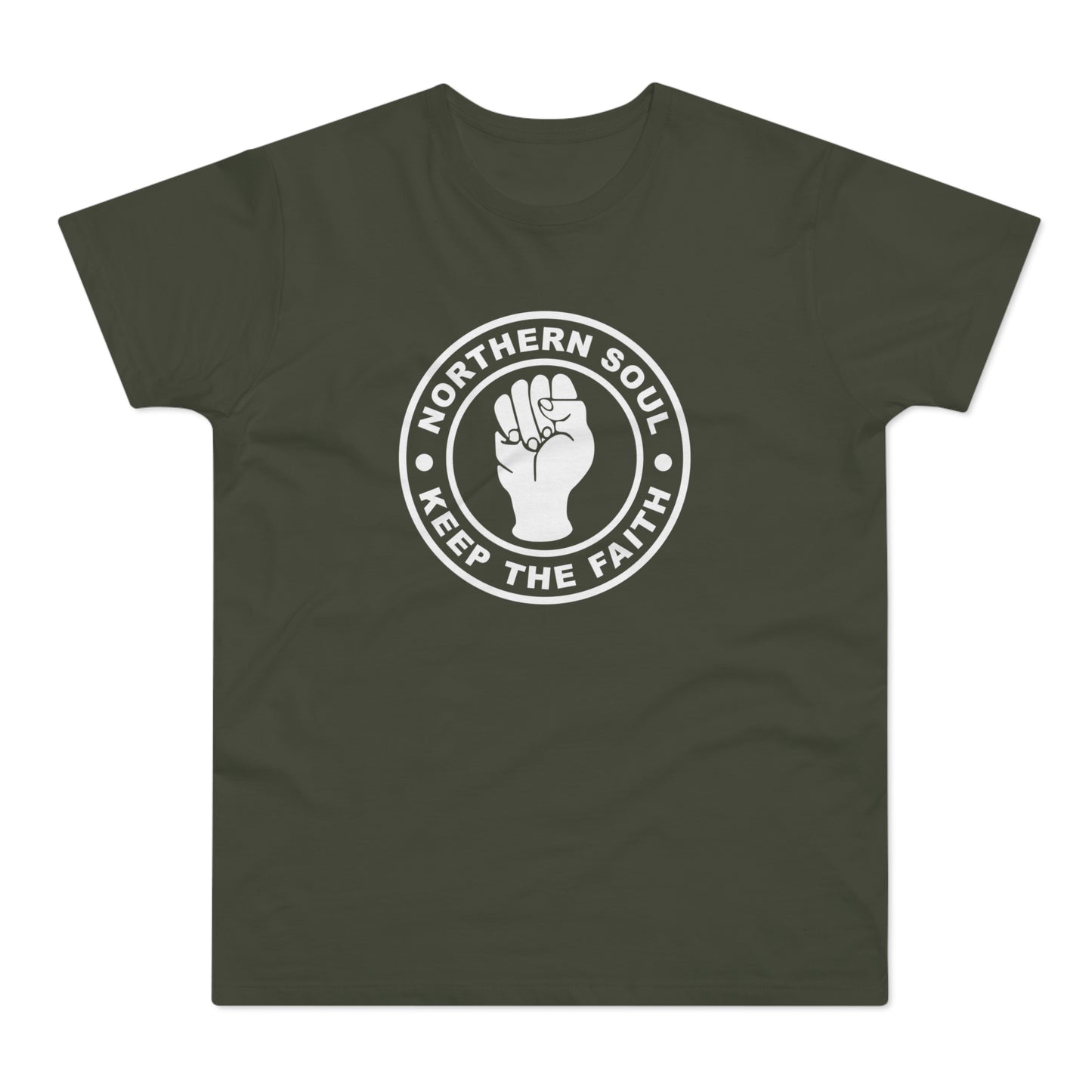 Northern Soul Keep The Faith T Shirt (Standaard Gewicht)