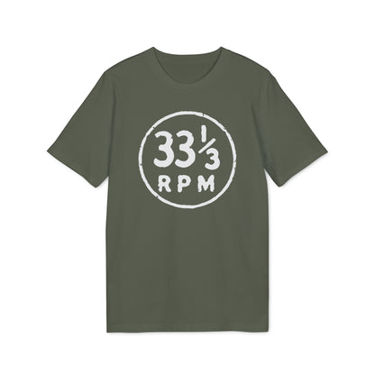 33 1/3 RPM T Shirt (Premium Biologisch)