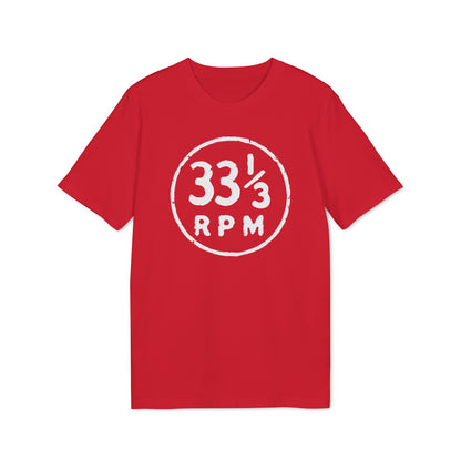 33 1/3 RPM T Shirt (Premium Biologisch)