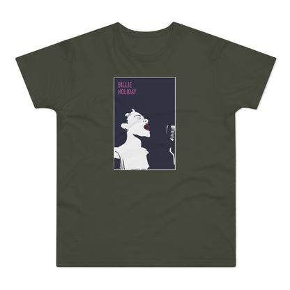Billie Holiday T Shirt (Standaard Gewicht)