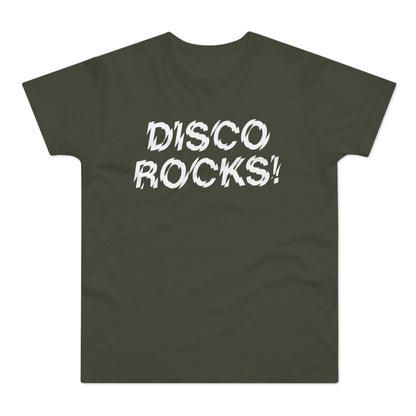 Disco Rocks! T Shirt (Standaard Gewicht)