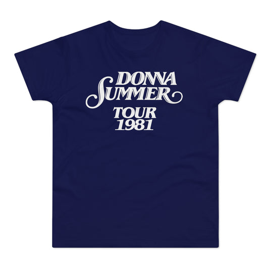 Donna Summer Tour 1981 T Shirt (Standaard Gewicht)