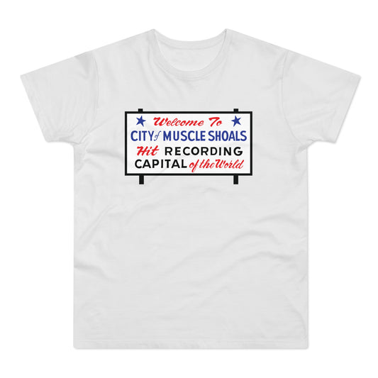 Welcome To Muscle Shoals T Shirt (Standaard Gewicht)
