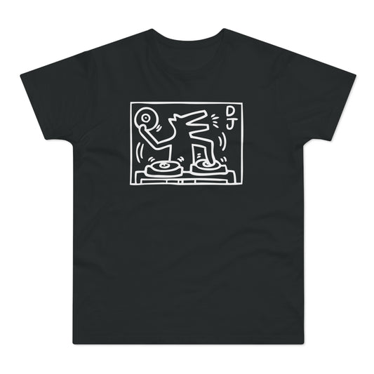 DJ Dog T Shirt (Standaard Gewicht)