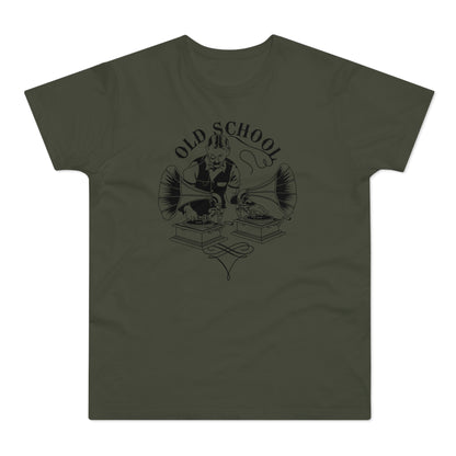 Old School DJ T Shirt (Standaard Gewicht)