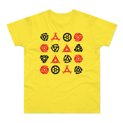 16 Record Adaptors T Shirt (Standaard Gewicht)