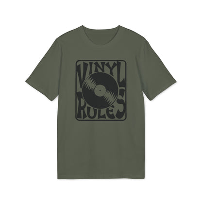Vinyl Rules T Shirt (Premium Biologisch)