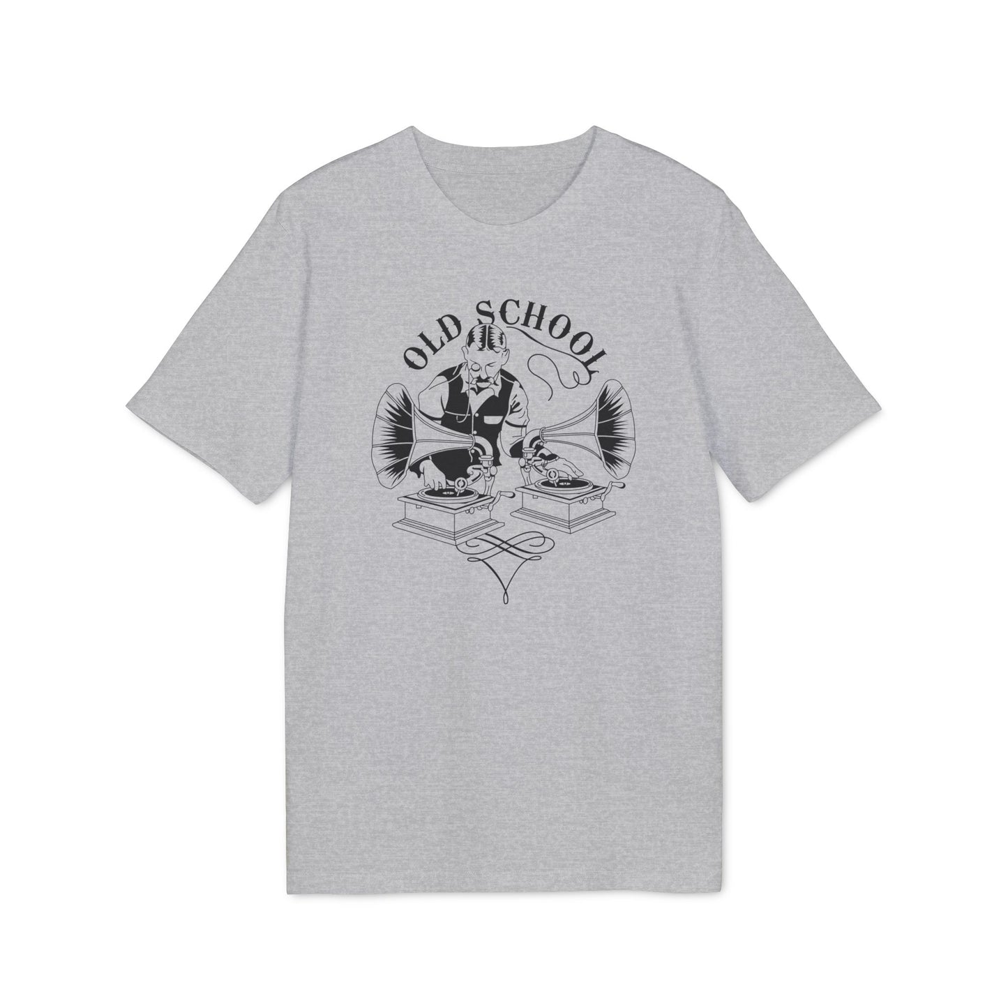 Old School DJ T Shirt (Premium Biologisch)