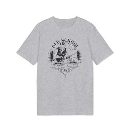 Old School DJ T Shirt (Premium Biologisch)