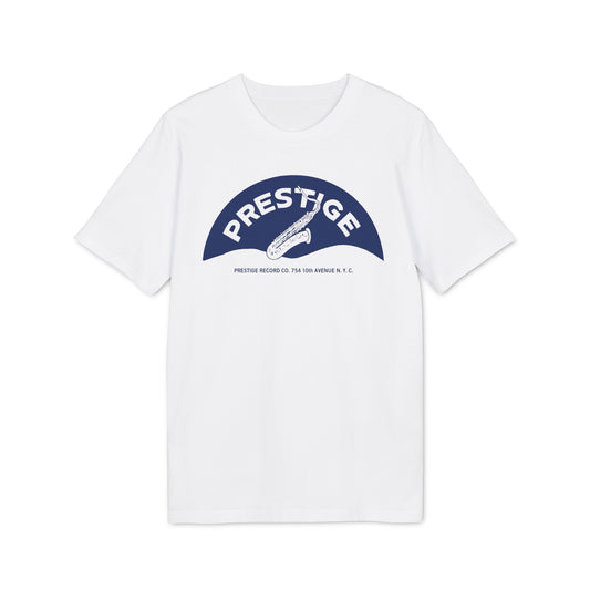 Prestige Records T Shirt (Premium Biologisch) Saxophone Design