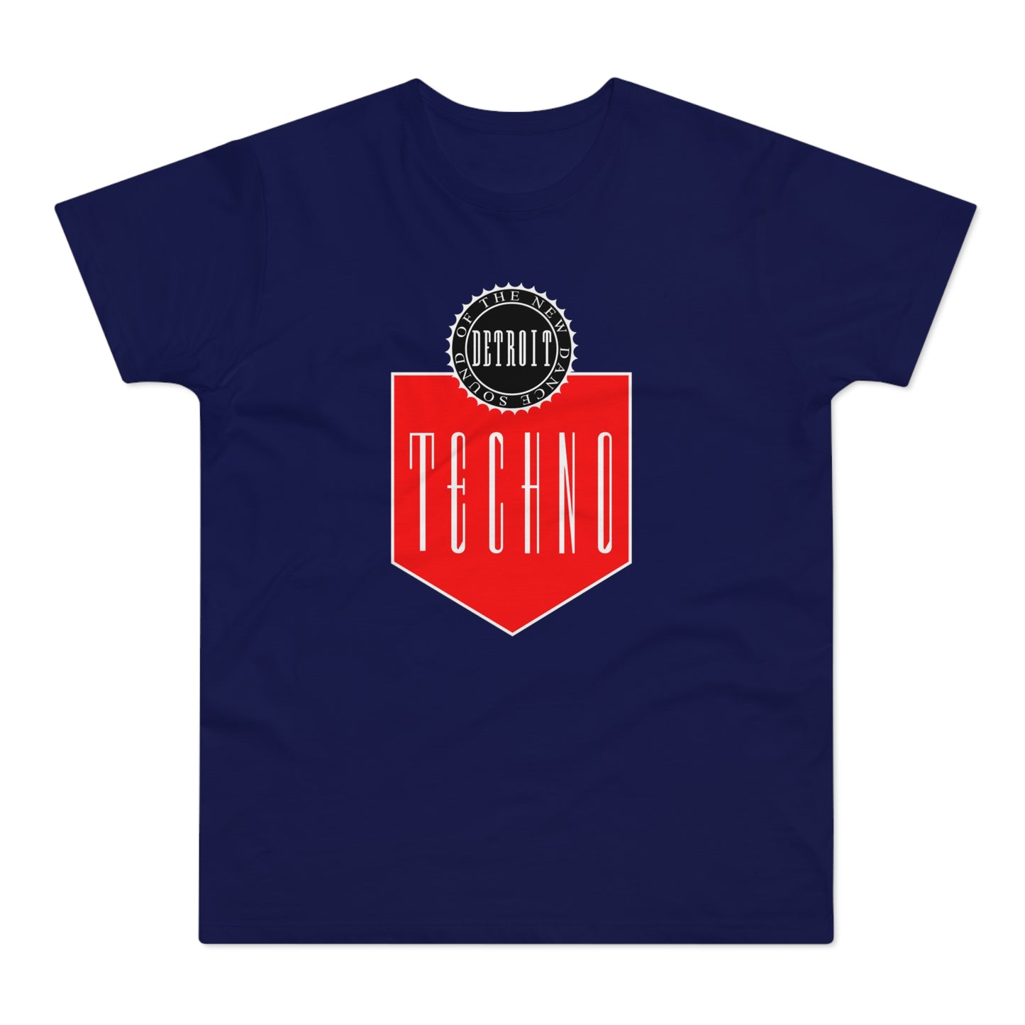 Detroit Sound Of Techno T Shirt (Standaard Gewicht)