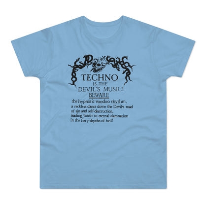 Techno is The Devil's Music T Shirt (Standaard Gewicht)