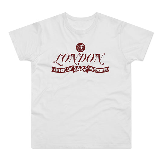 London American Jazz Records T Shirt (Standaard Gewicht)