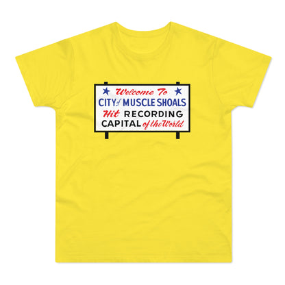 Welcome To Muscle Shoals T Shirt (Standaard Gewicht)