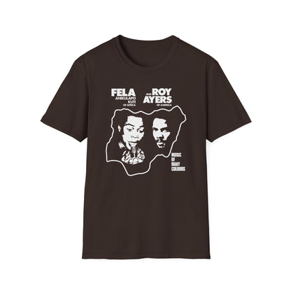 Fela Kuti Roy Ayers T Shirt – Lichtgewicht