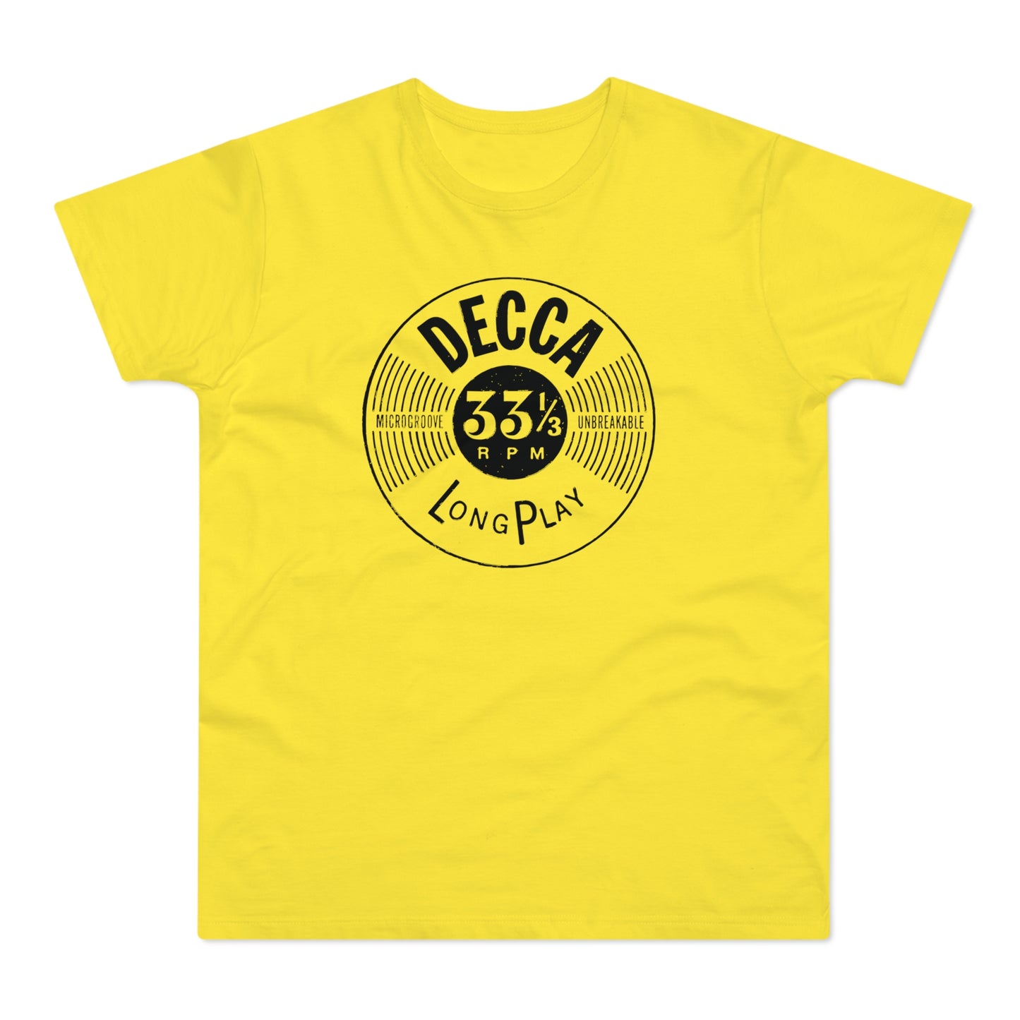 Decca Records Long Play T Shirt (Standaard Gewicht)
