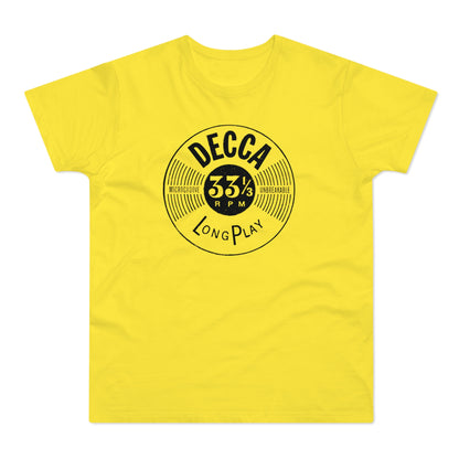 Decca Records Long Play T Shirt (Standaard Gewicht)