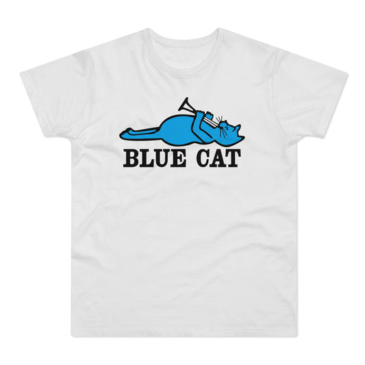 Blue Cat Records T Shirt (Standaard Gewicht)