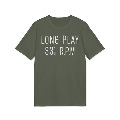 Long Play 33 1/3 RPM T Shirt (Premium Biologisch)