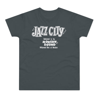 Jazz City T Shirt (Standaard Gewicht) LA Jazz Club