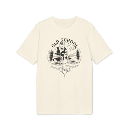 Old School DJ T Shirt (Premium Biologisch)