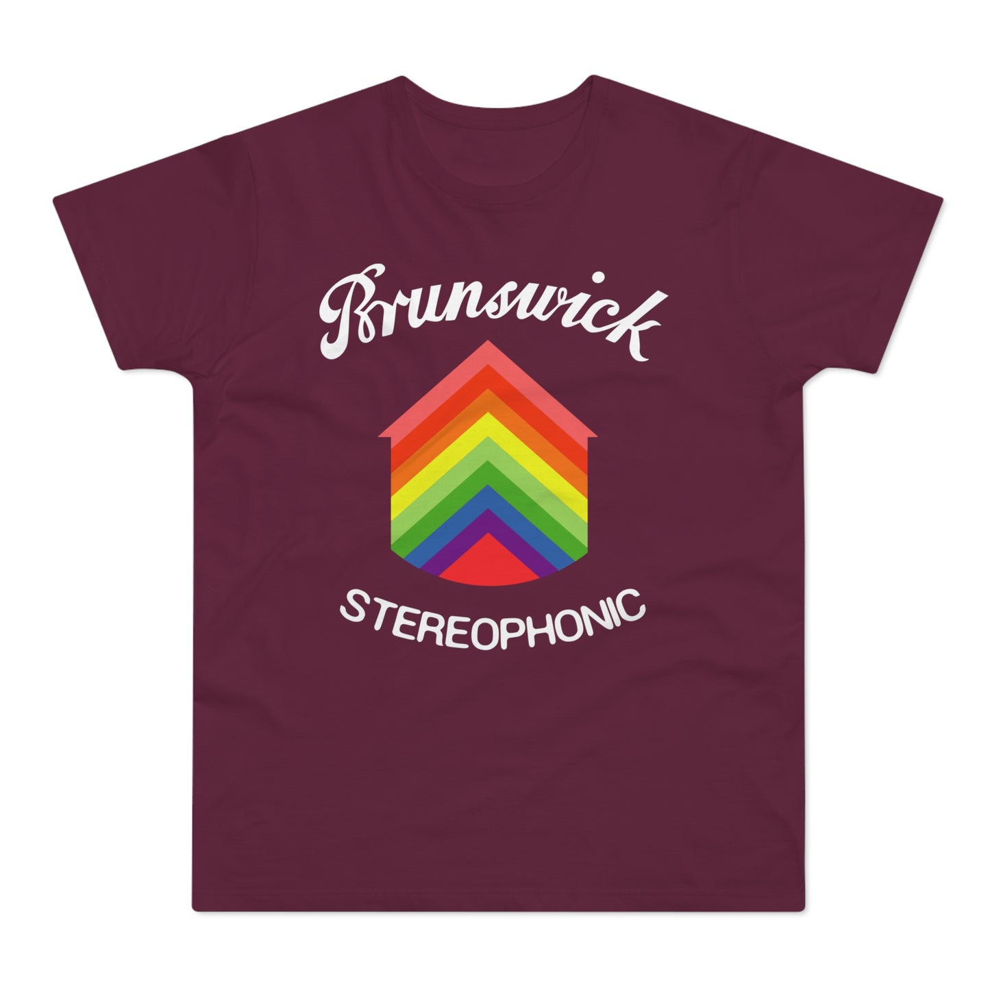 Brunswick Records Stereophonic T Shirt (Standaard Gewicht)