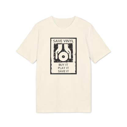 Save The Vinyl T Shirt (Premium Biologisch)