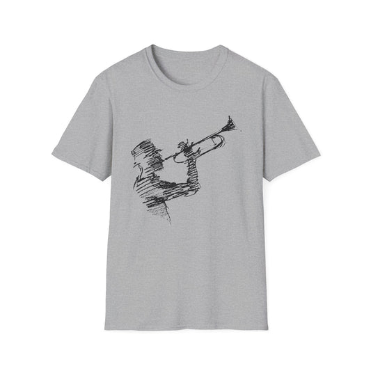 Jazz Trumpet Guy T Shirt (M) - BLACK FRIDAY - NOG SLECHTS 1 STUK – 50% KORTING