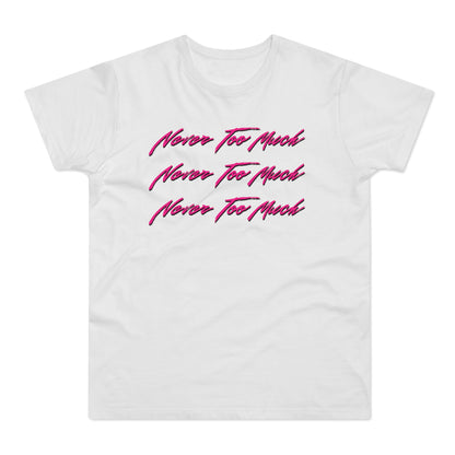 Never Too Much Luther Vandross T Shirt (Standaard Gewicht)